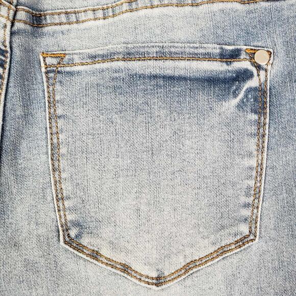 Judy Blue Womens Wide Leg High Rise Stretch Jeans Crop Denim Size 7/28 - Picture 6 of 10